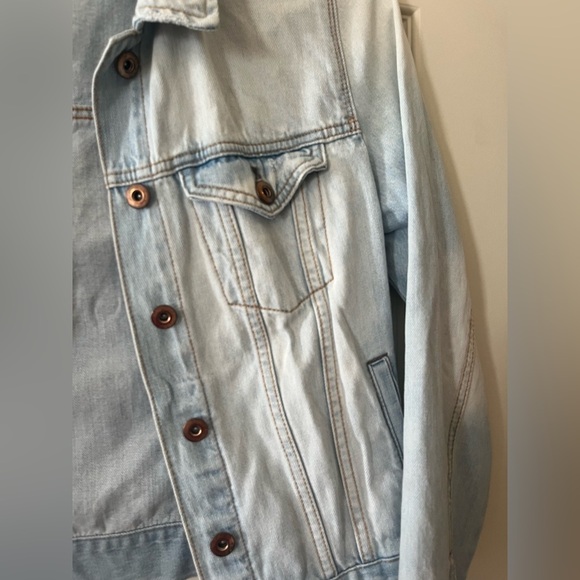 Forever 21 Light Blue Wash Denim Jacket Women’s Size Small - Picture 5 of 12